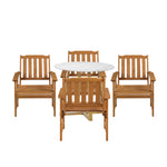 Outdoor Patio Set Solid Wood Chair&Table 3PC & 5PC