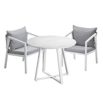 Outdoor Dining Set Bistro Setting 3PCS/5PCS White