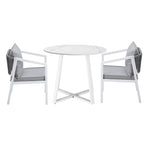 Outdoor Dining Set Bistro Setting 3PCS/5PCS White