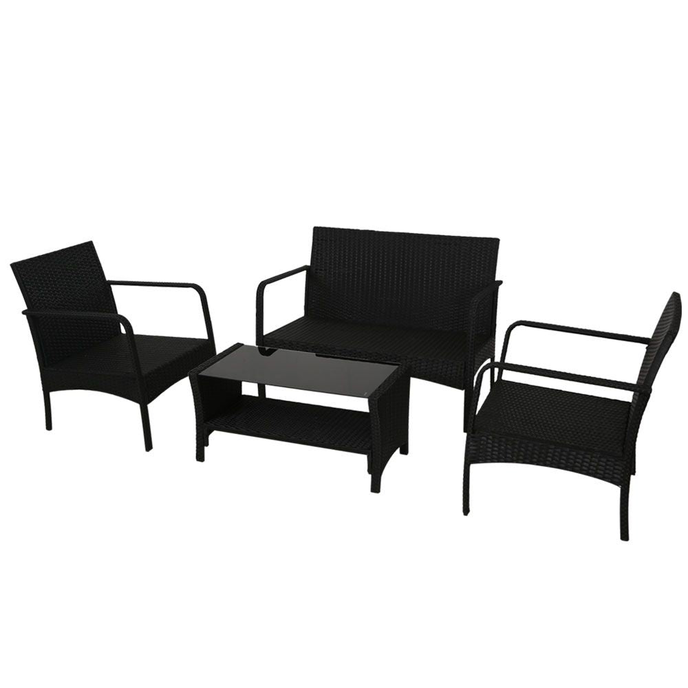Outdoor Garden Patio Wicker Sofa Set