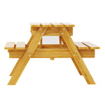 Kids Outdoor Table and Chairs Picnic Bench Seat Children Wooden Indoor