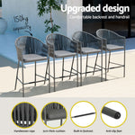 Stylish 5-Piece Outdoor Bar Set