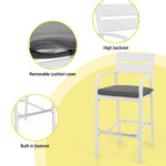 5-Piece Outdoor Bar Set Aluminium Patio | HomeAndLiving