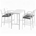5-Piece Outdoor Bar Set Aluminium Patio | HomeAndLiving