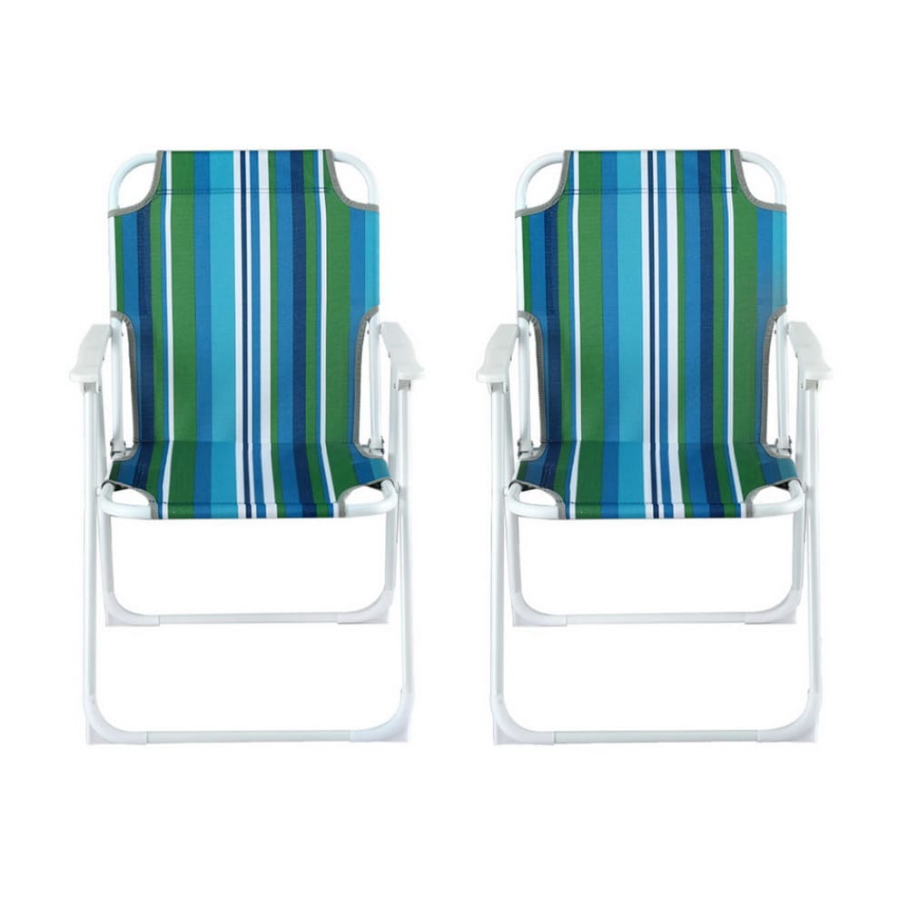 Folding Outdoor Chair Steel Frame 48x46x76.5cm