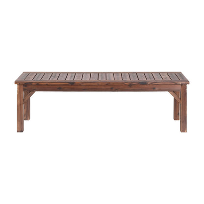 Timber Bench Brown 150cm 150x40x40.5cm