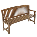 5Ft Outdoor Garden Bench Wooden 3 Seat Chair Patio Furniture Natural
