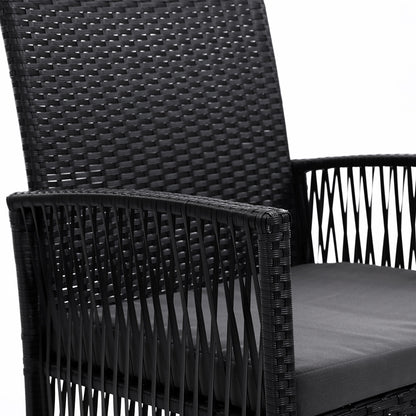 2Pc Outdoor Dining Chairs Patio Furniture Wicker Lounge Chair Garden