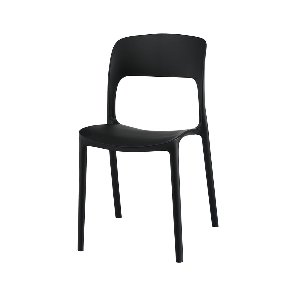 Outdoor Dining Chairs Stackable Black king
