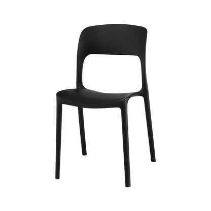 Outdoor Dining Chairs Stackable Black king