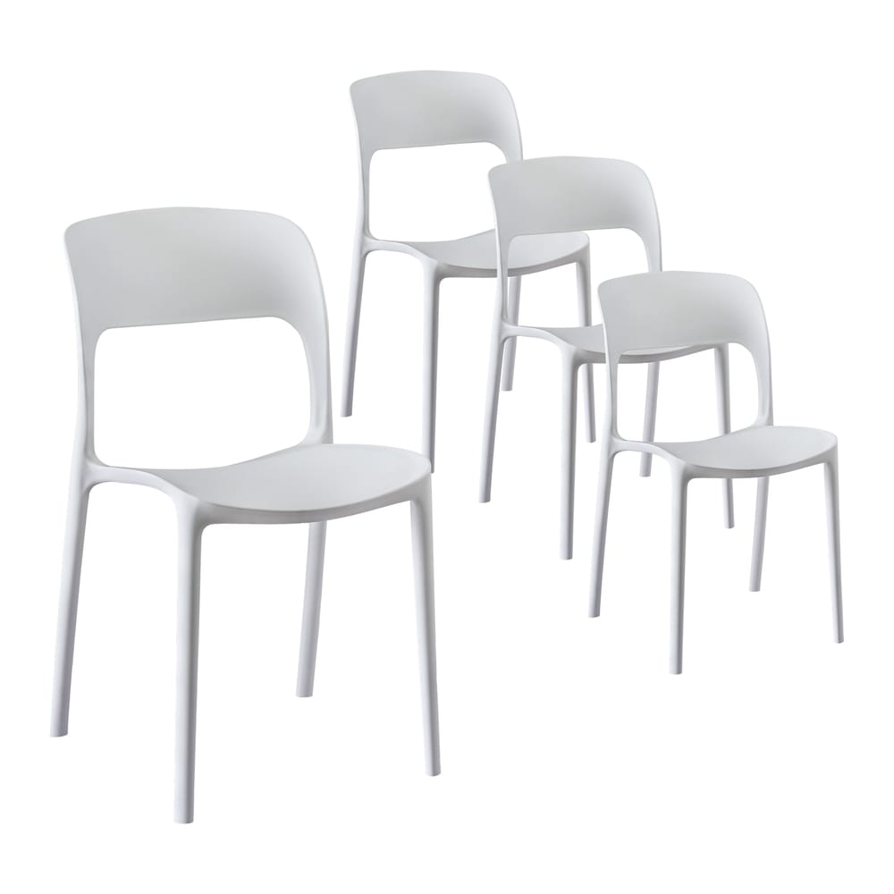 Outdoor Stackable Chairs White king