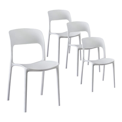 Outdoor Stackable Chairs White king