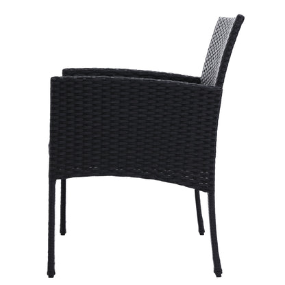 2Pc Outdoor Dining Chairs Patio Furniture Rattan Lounge Chair Xl Ezra