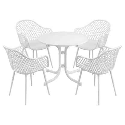 Outdoor Dining Set White King