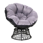 Outdoor Chairs Outdoor Furniture Papasan Chair Wicker Patio Garden Black