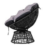 Outdoor Chairs Outdoor Furniture Papasan Chair Wicker Patio Garden Black