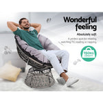 Outdoor Chairs Outdoor Furniture Papasan Chair Wicker Patio Garden Grey