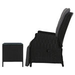 Recliner Sun lounge Chairs Patio Wicker Sofa