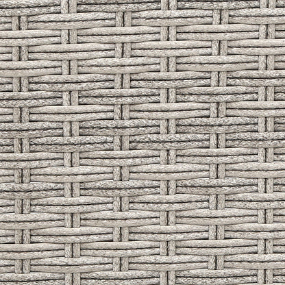 Recliner Chairs Sun Lounge Wicker Lounger Outdoor Furniture Patio Grey