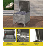 4-Seater Outdoor Sofa Furniture Lounge Set Wicker Setting Grey