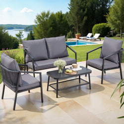 4-Seater Outdoor Sofa Set - Patio Furniture