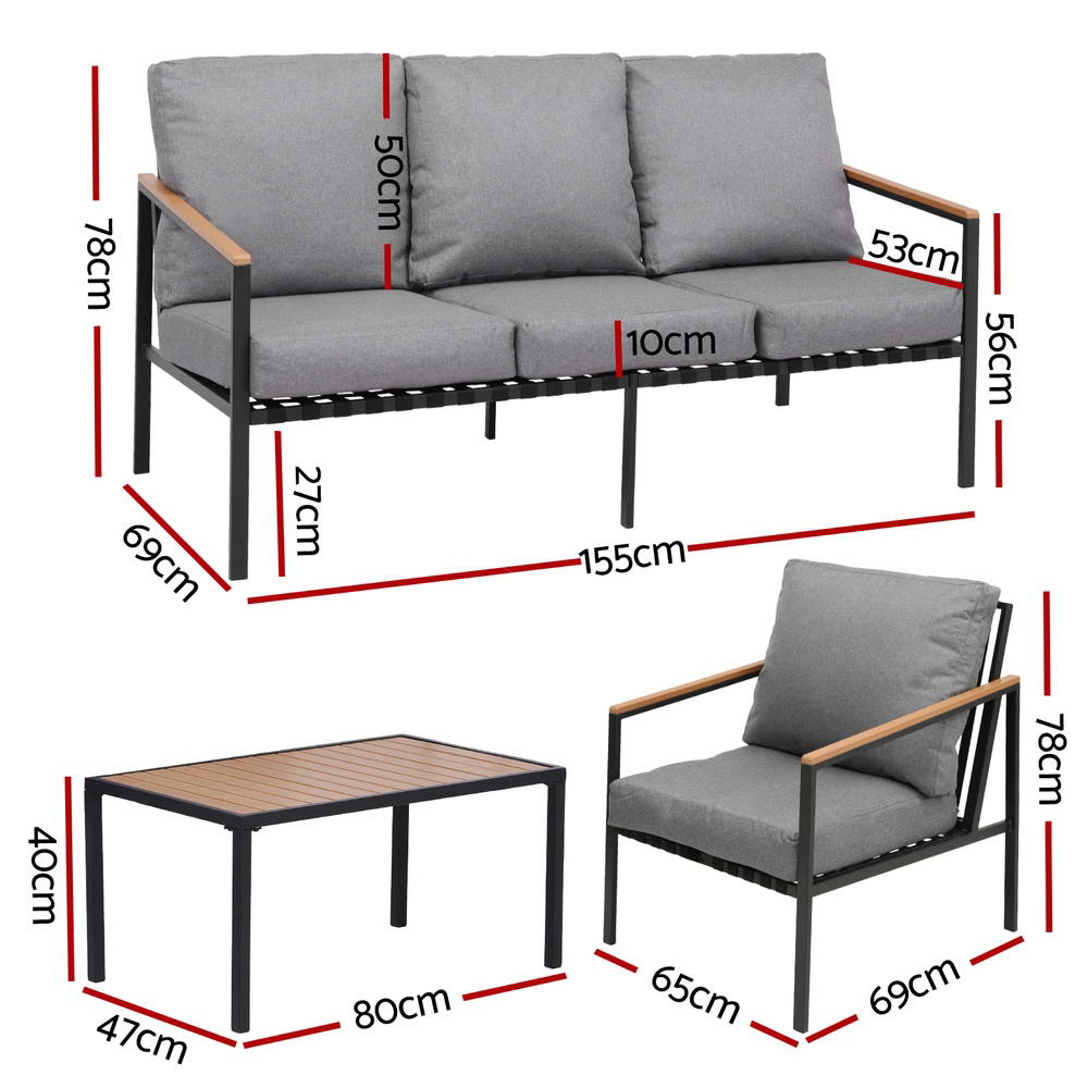 5-Seater Outdoor Sofa Set - Garden Furniture