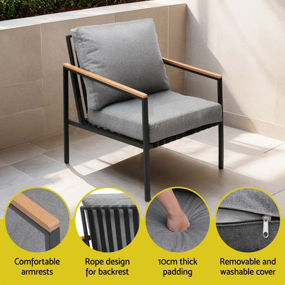 5-Seater Outdoor Sofa Set - Garden Furniture