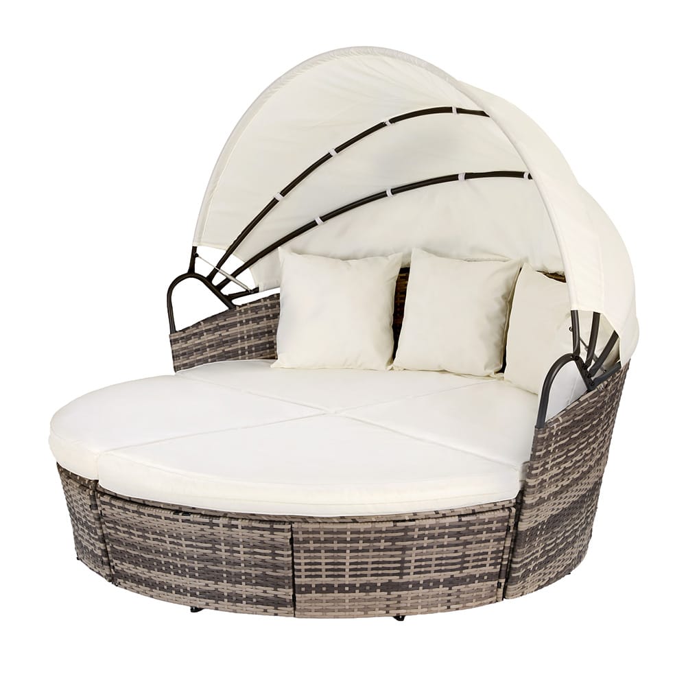 Outdoor Day Bed Lounge Setting 162x180x148cm