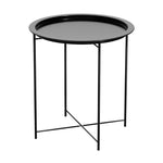 Coffee Side Table Steel Outdoor Furniture Indoor Desk Patio Garden