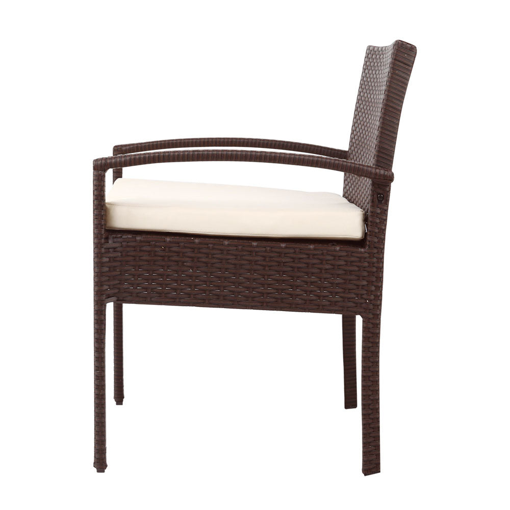3-piece Outdoor Set - Brown