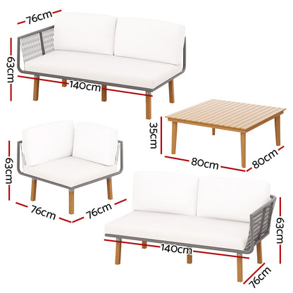 5-Seater Outdoor Sofa Set - Garden Furniture