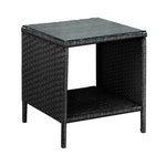 Garden Table Rattan Cafe Table Outdoor Garden Furniture Side Table