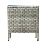 Rattan Side Table Outdoor Furniture Coffee Patio Desk Indoor Garden Decor