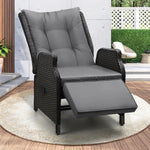 Experience Ultimate Comfort with Our Stylish Beach Chair Recliners-Black\Grey