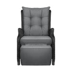 Experience Ultimate Comfort with Our Stylish Beach Chair Recliners-Black\Grey