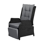 Experience Ultimate Comfort with Our Stylish Beach Chair Recliners-Black\Grey