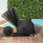 Experience Ultimate Comfort with Our Stylish Beach Chair Recliners-Black\Grey