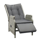 Experience Ultimate Comfort with Our Stylish Beach Chair Recliners-Black\Grey