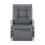 Experience Ultimate Comfort with Our Stylish Beach Chair Recliners-Black\Grey