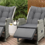 Experience Ultimate Comfort with Our Stylish Beach Chair Recliners-Black\Grey