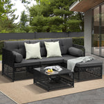 Outdoor Sofa Set 4/6 Seater Wicker Rattan Lounge Setting