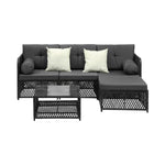 Outdoor Sofa Set 4/6 Seater Wicker Rattan Lounge Setting