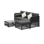 Outdoor Sofa Set 4/6 Seater Wicker Rattan Lounge Setting