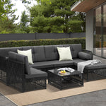 Outdoor Sofa Set 4/6 Seater Wicker Rattan Lounge Setting