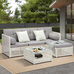 Outdoor Sofa Set 4/6 Seater Wicker Rattan Lounge Setting