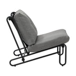 2PC Outdoor Lounge Chairs Patio Sofa with Cushions Beige/Grey