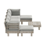 9PCS 7PCS Outdoor Sofa Set Wooden Lounge Setting Table Chair