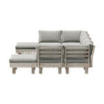 9PCS 7PCS Outdoor Sofa Set Wooden Lounge Setting Table Chair