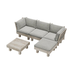 4 Seater Outdoor Sofa Set Lounge Setting Table Chair