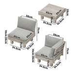 4 Seater Outdoor Furniture Sofa Set Lounge Setting Garden